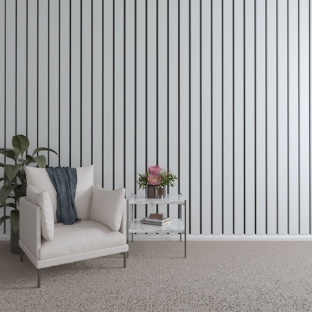 Ekena Millwork 94H x 1T Adjustable PVC Slat Wall Panel Kit w/ 4W Slats, Unfinished contains 11 Slats SWP55X94X1000UN